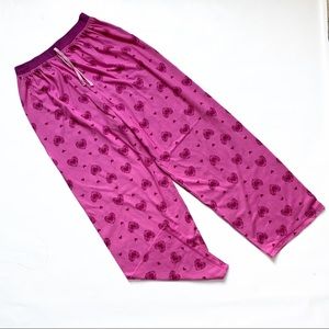 Pink Heart Pijama Bottoms